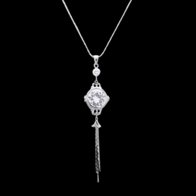 Alternative view of Swarovski Crystals Necklace