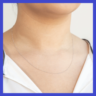 41cm OR 46cm Italian 9ct Gold Fine Curb Chain 0.7mm Width