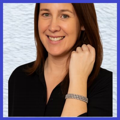 Black OR Silver ​3 Rows Diamonte Bracelet