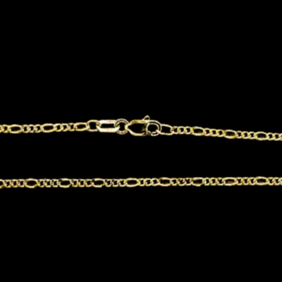 Alternative view of 9ct Gold Figaro Chain Various Lengths & Widths