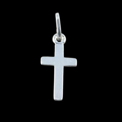 Alternative view of Sterling Silver Cross Pendant 8.75x14mm