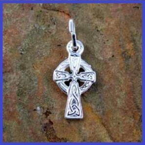 Sterling Silver Charm – Celtic Cross