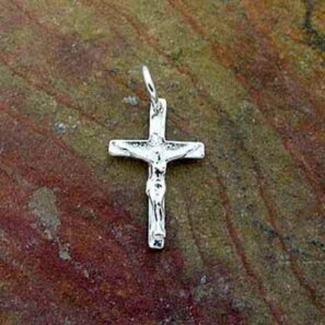 Sterling Silver Charm – Crucifix - Image 2