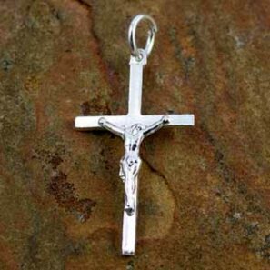Sterling Silver Pendant – 14.5×23.5mm Crucifix - Image 2