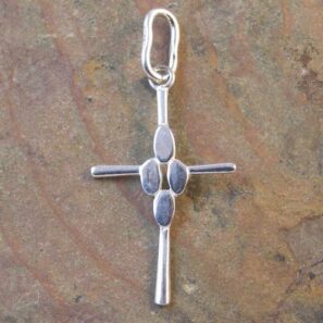 Sterling Silver Cross Pendant 19x29mm - Image 2