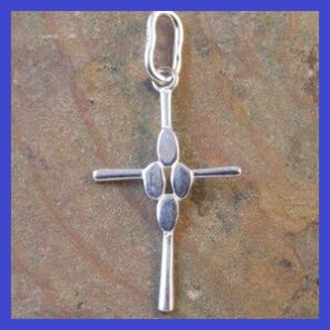 Sterling Silver Cross Pendant 19x29mm