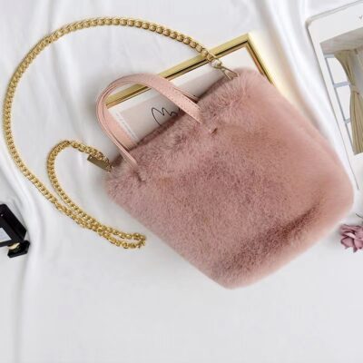 Alternative view of Mink Faux Fur Tote Various Colours