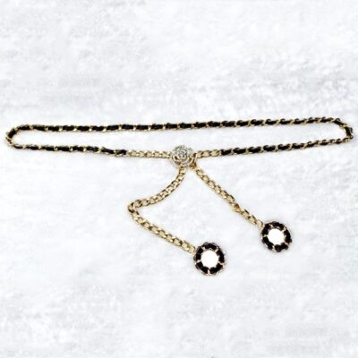 Alternative view of Camellia Black OR White Metal Belt or Necklace