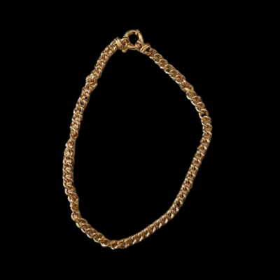 Alternative view of 45cm Length 18K Gold Plated Euro Neck Chain