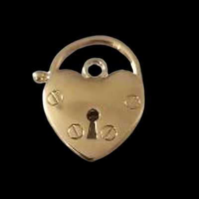 Alternative view of 18K Gold Plated Pendant With Keyhole Design (Neck Chain Not Included)